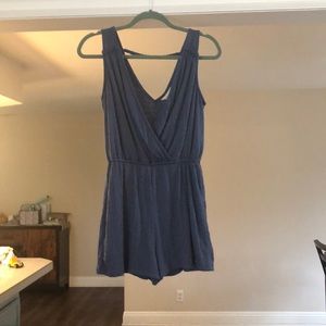Corn blue romper